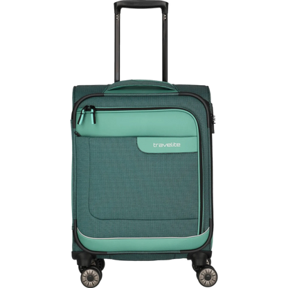 Travelite Viia  4-Rollen Handgepäck Trolley S 55 cm -Eukalyptus KOFFER-PLUS.COM