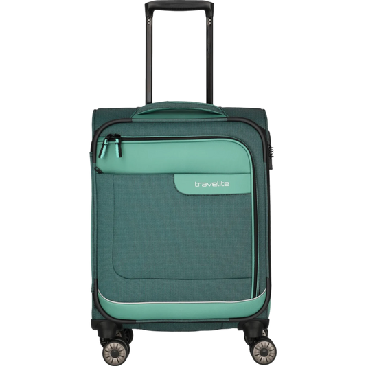 Travelite Viia  4-Rollen Handgepäck Trolley S 55 cm -Eukalyptus KOFFER-PLUS.COM