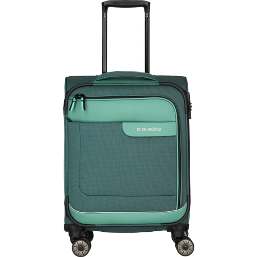 Travelite Viia  4-Rollen Handgepäck Trolley S 55 cm -Eukalyptus