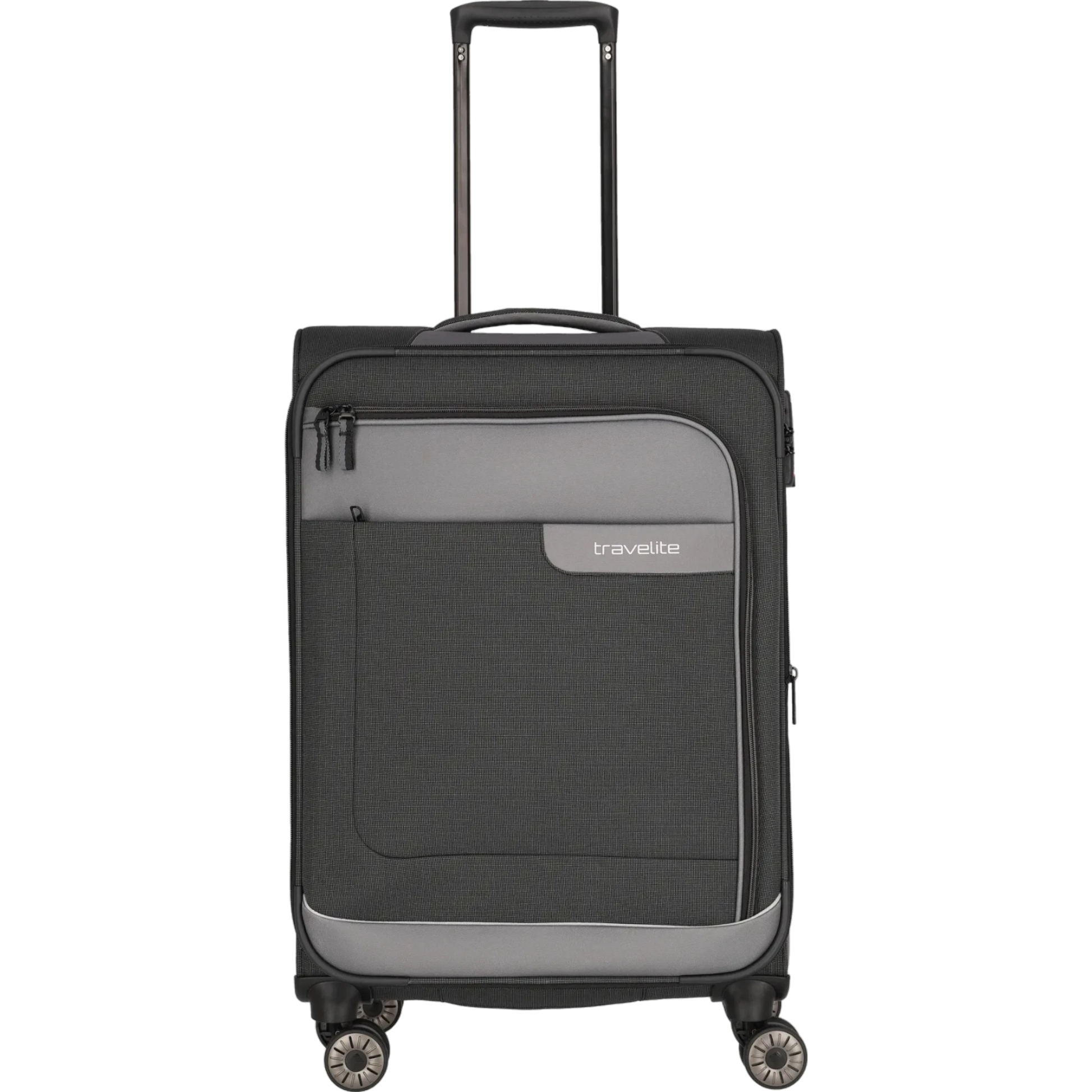 Travelite Viia  4-Rollen-Trolley M 67 cm -Schiefer KOFFER-PLUS.COM