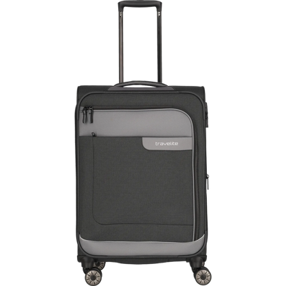 Travelite Viia  4-Rollen-Trolley M 67 cm -Schiefer KOFFER-PLUS.COM