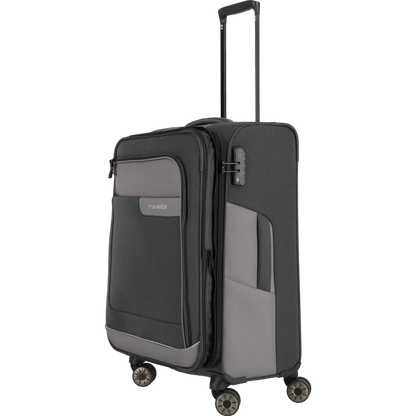 Travelite Viia  4-Rollen-Trolley M 67 cm -Schiefer KOFFER-PLUS.COM