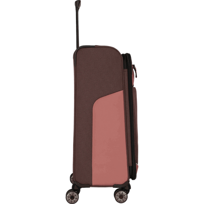 Travelite Viia  4-Rollen-Trolley M 67 cm -Frühlingsrose KOFFER-PLUS.COM