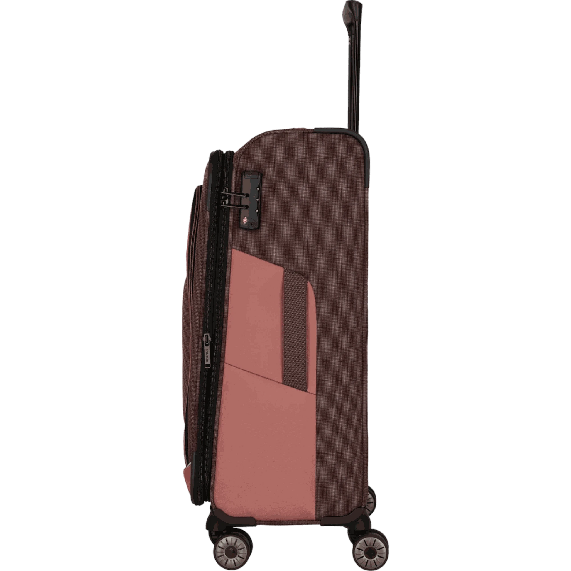 Travelite Viia  4-Rollen-Trolley M 67 cm -Frühlingsrose KOFFER-PLUS.COM