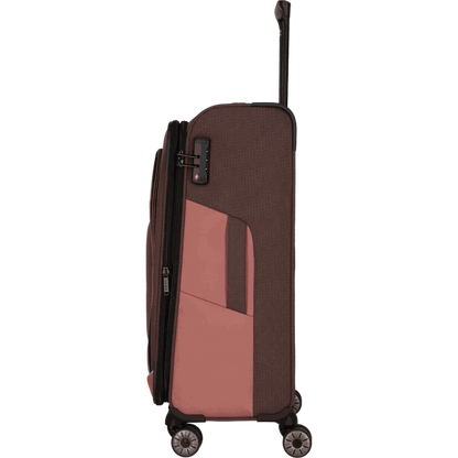 Travelite Viia  4-Rollen-Trolley M 67 cm -Frühlingsrose KOFFER-PLUS.COM