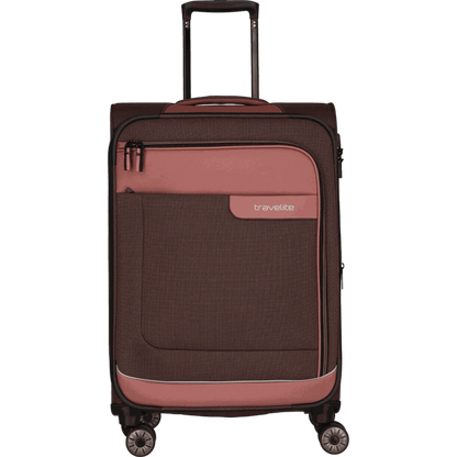 Travelite Viia  4-Rollen-Trolley M 67 cm -Frühlingsrose KOFFER-PLUS.COM