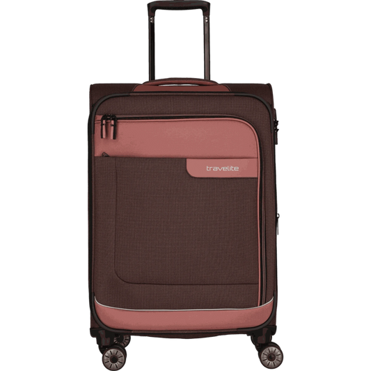 Travelite Viia  4-Rollen-Trolley M 67 cm -Frühlingsrose KOFFER-PLUS.COM