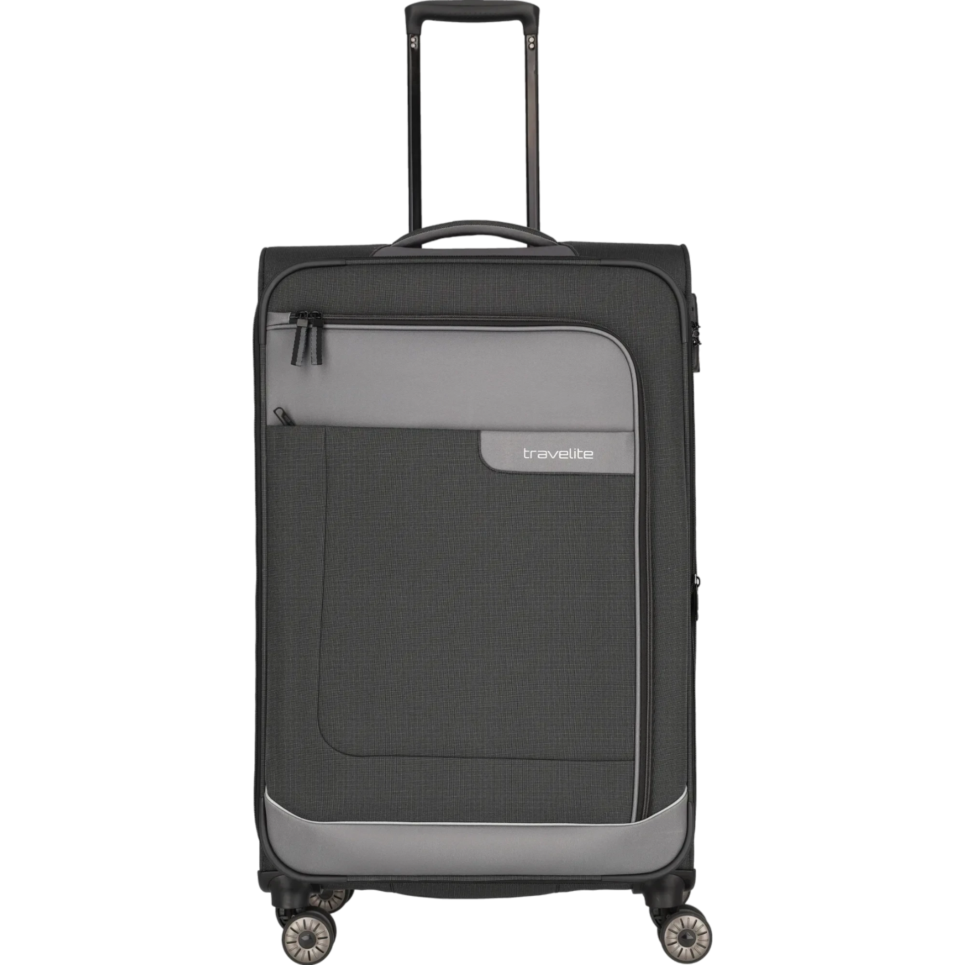 Travelite Viia  4-Rollen-Trolley L 77 cm -Schiefer KOFFER-PLUS.COM