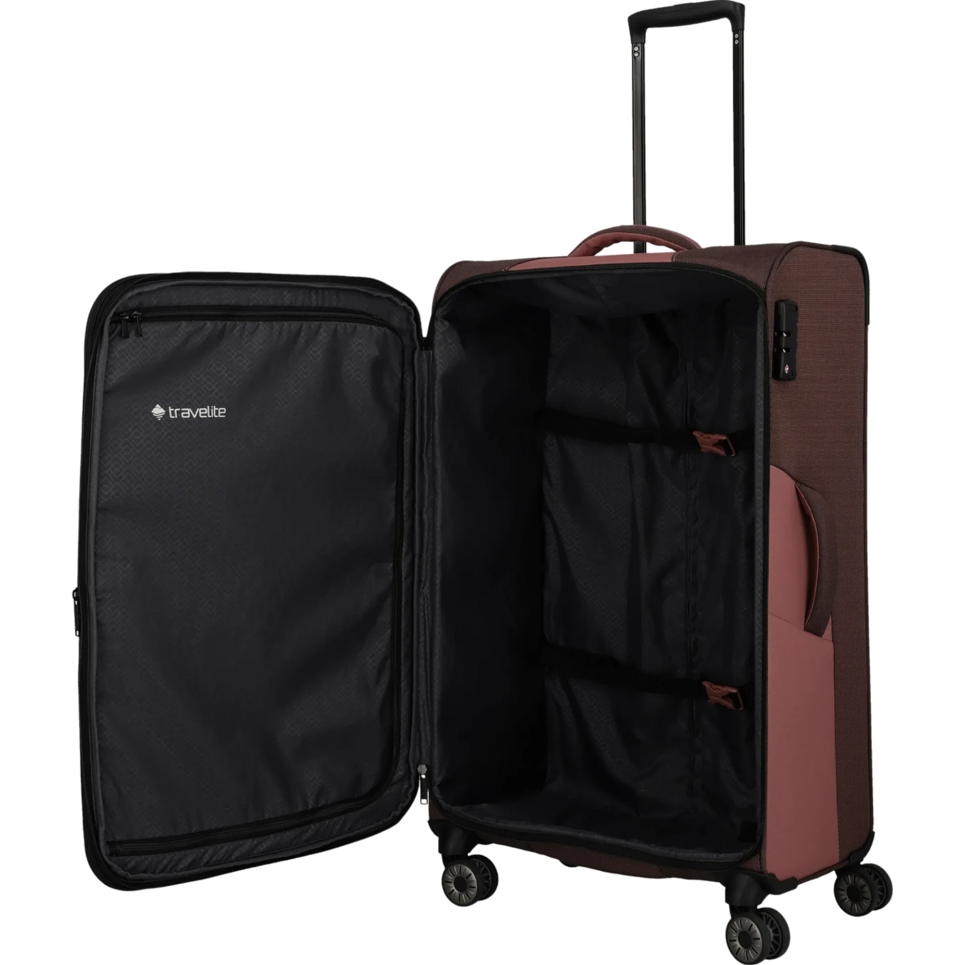 Travelite Viia  4-Rollen Kofferset 4tlg. L/M/S + Reisetasche -Frühling KOFFER-PLUS.COM