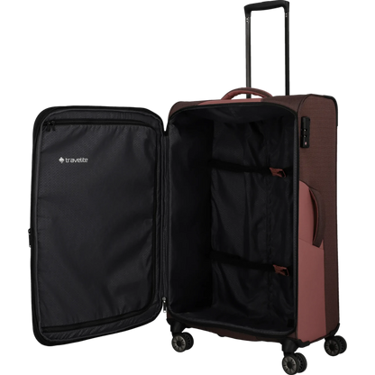 Travelite Viia  4-Rollen Kofferset 4tlg. L/M/S + Reisetasche -Frühling KOFFER-PLUS.COM