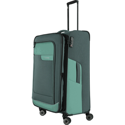 Travelite Viia  4-Rollen Kofferset 4tlg. L/M/S + Reisetasche -Eukalypt KOFFER-PLUS.COM