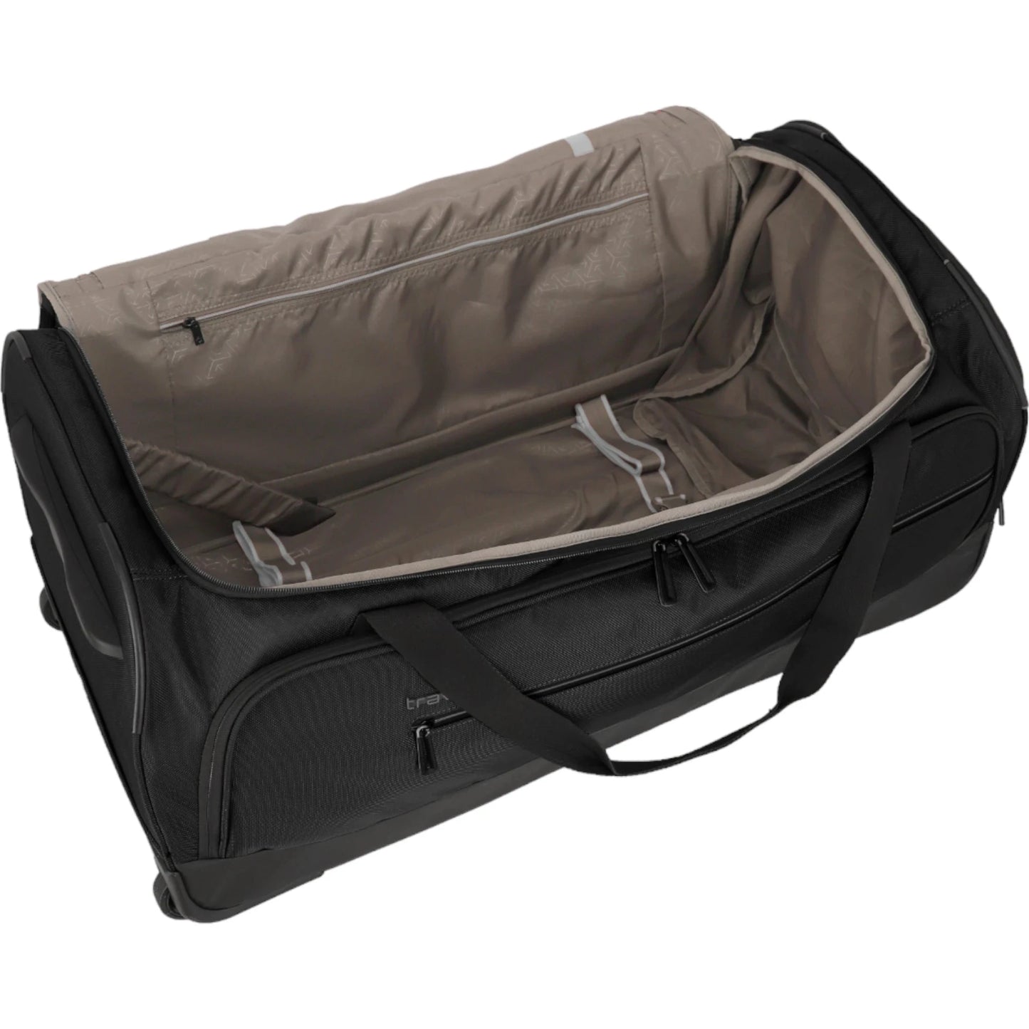 Travelite Crosslite  Rollenreisetasche L 79 cm -Schwarz KOFFER-PLUS.COM