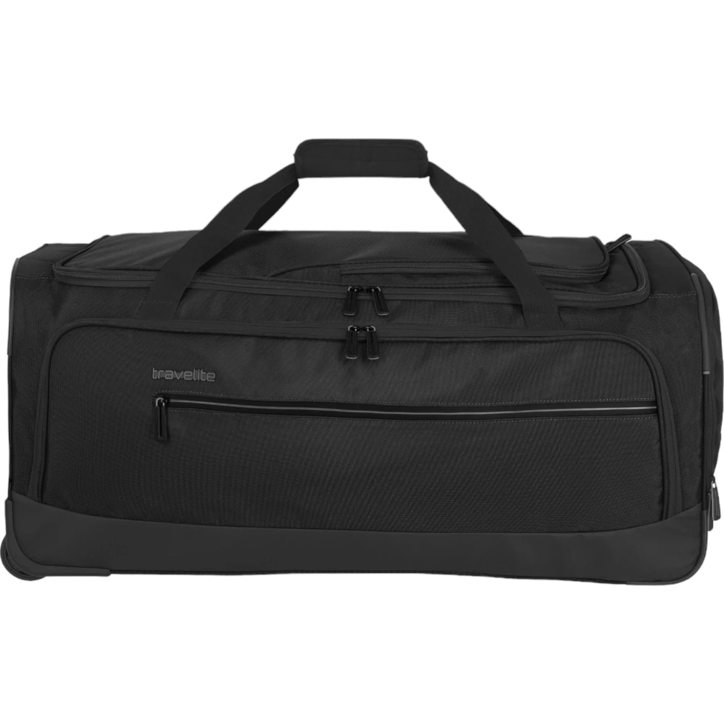 Travelite Crosslite  Rollenreisetasche L 79 cm -Schwarz KOFFER-PLUS.COM