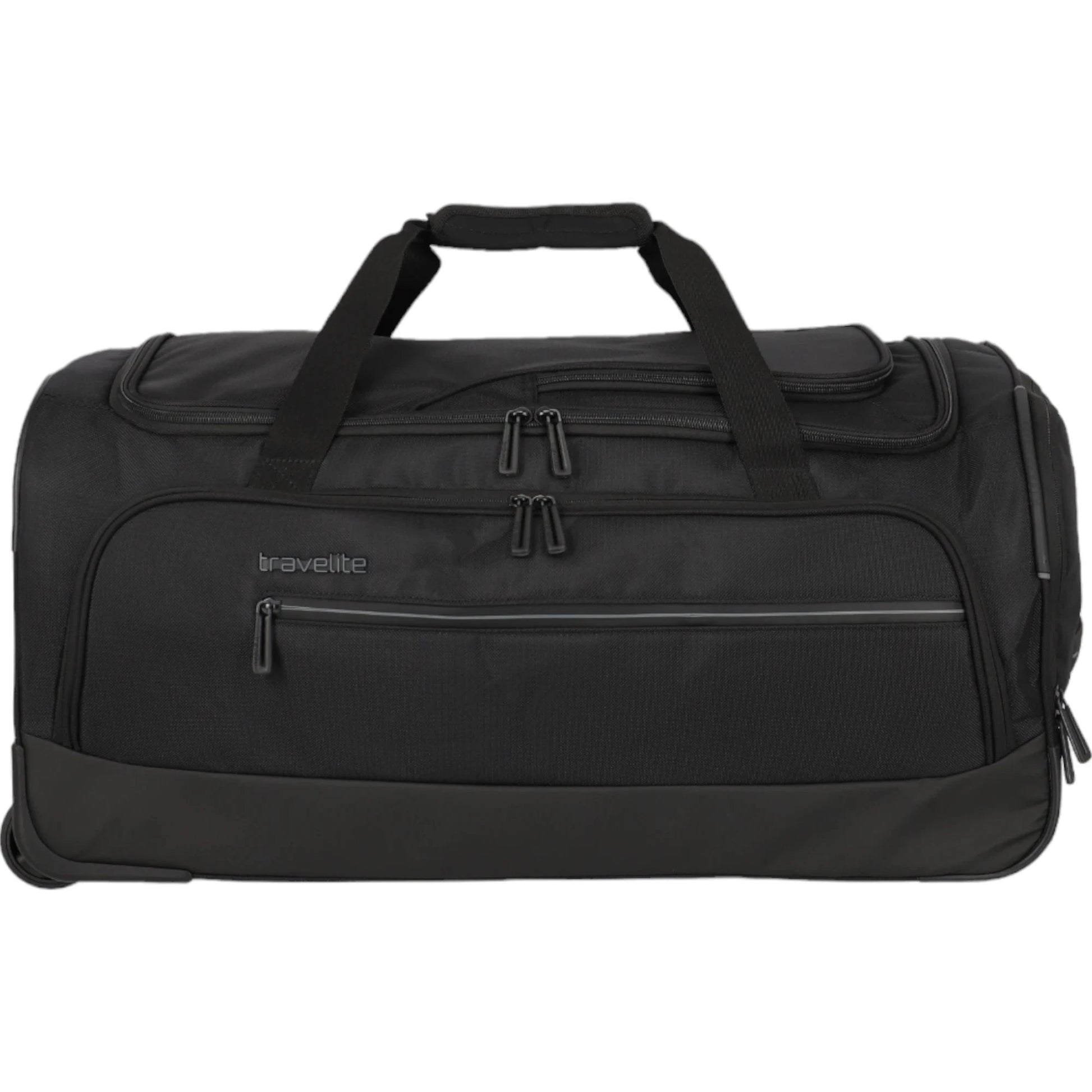 Travelite Crosslite  Rollenreisetasche M 69 cm -Schwarz KOFFER-PLUS.COM