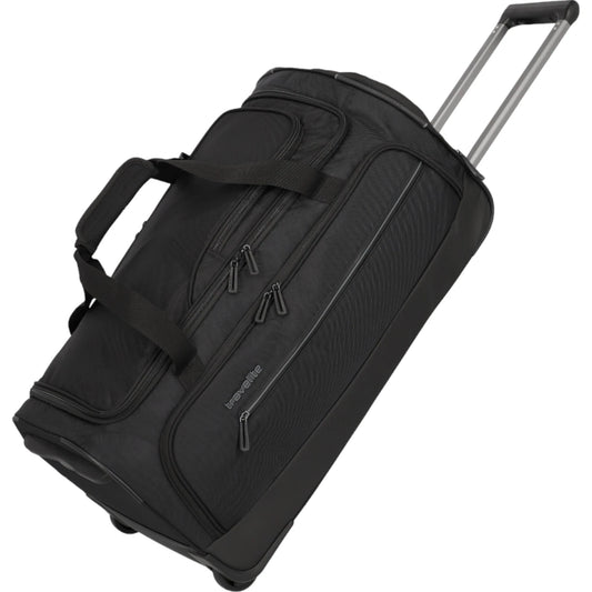 Travelite Crosslite  Rollenreisetasche M 69 cm -Schwarz KOFFER-PLUS.COM