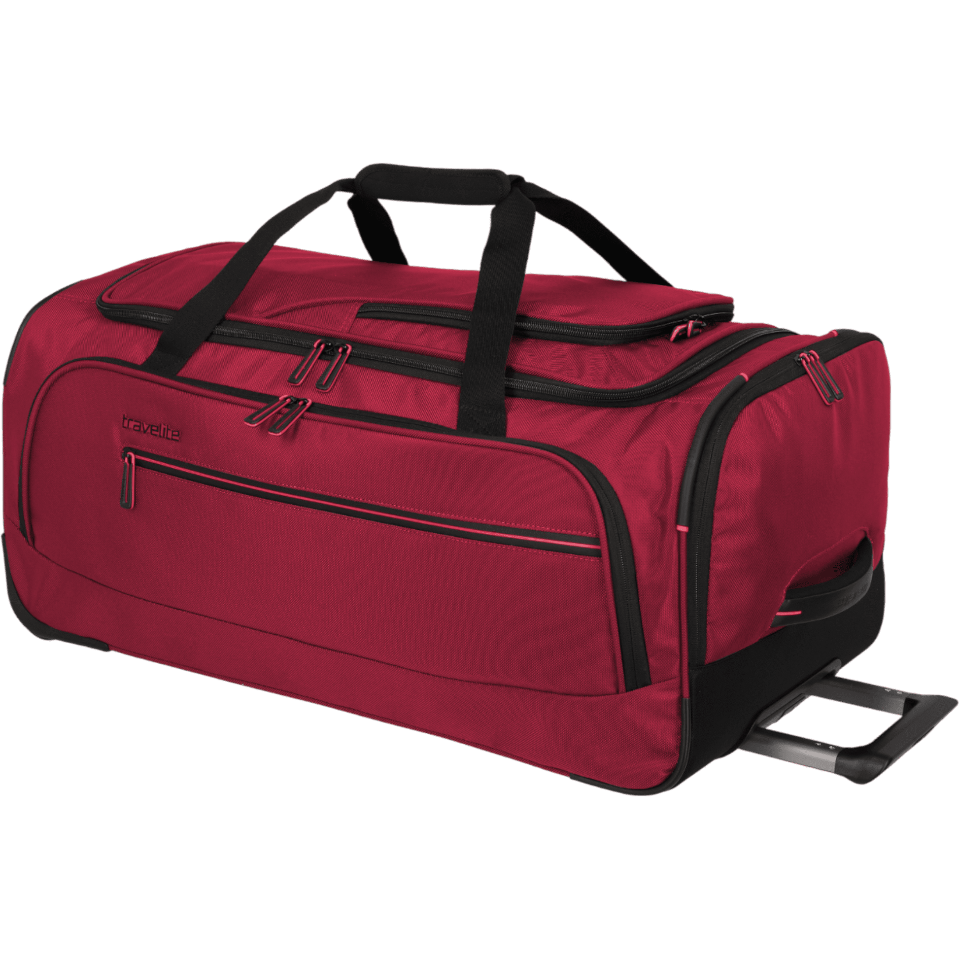 Travelite Crosslite Rollenreisetasche M 69 cm -Rot KOFFER-PLUS.COM