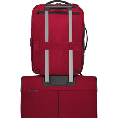 Travelite Crosslite Bordtasche mit Rucksackfunktion 43 cm -Rot KOFFER-PLUS.COM