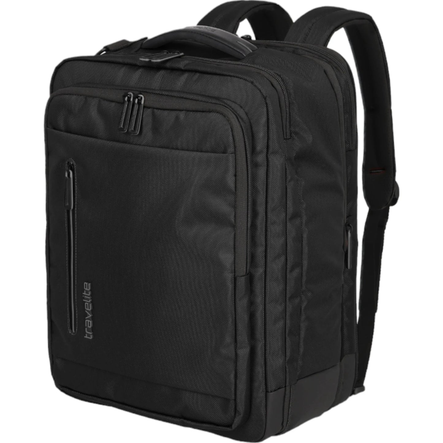 Travelite Crosslite  Bordtasche mit Rucksackfunktion 43 cm -Schwarz KOFFER-PLUS.COM