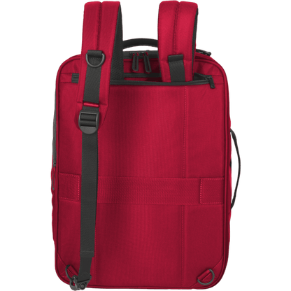 Travelite Crosslite Bordtasche mit Rucksackfunktion 43 cm -Rot KOFFER-PLUS.COM