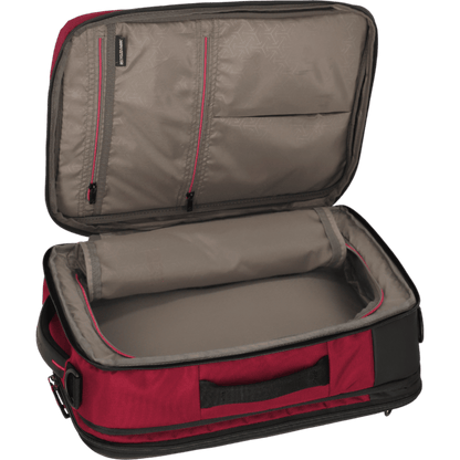 Travelite Crosslite Bordtasche mit Rucksackfunktion 43 cm -Rot KOFFER-PLUS.COM