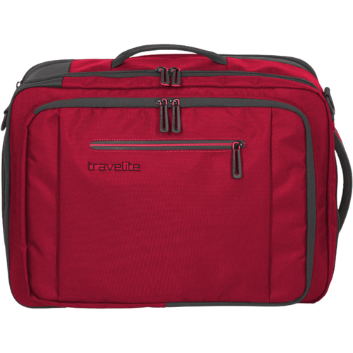 Travelite Crosslite Bordtasche mit Rucksackfunktion 43 cm -Rot