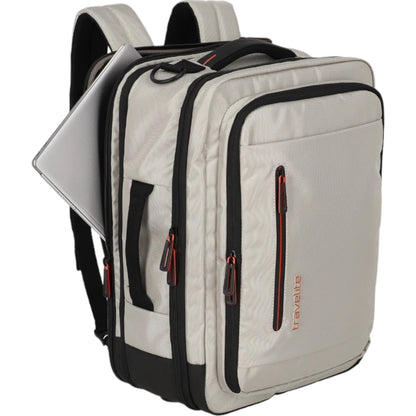 Travelite Crosslite  Bordtasche mit Rucksackfunktion 43 cm -Natur KOFFER-PLUS.COM