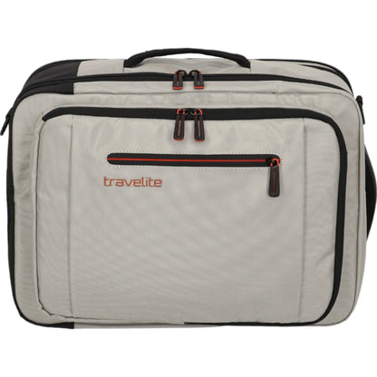 Travelite Crosslite  Bordtasche mit Rucksackfunktion 43 cm -Natur KOFFER-PLUS.COM