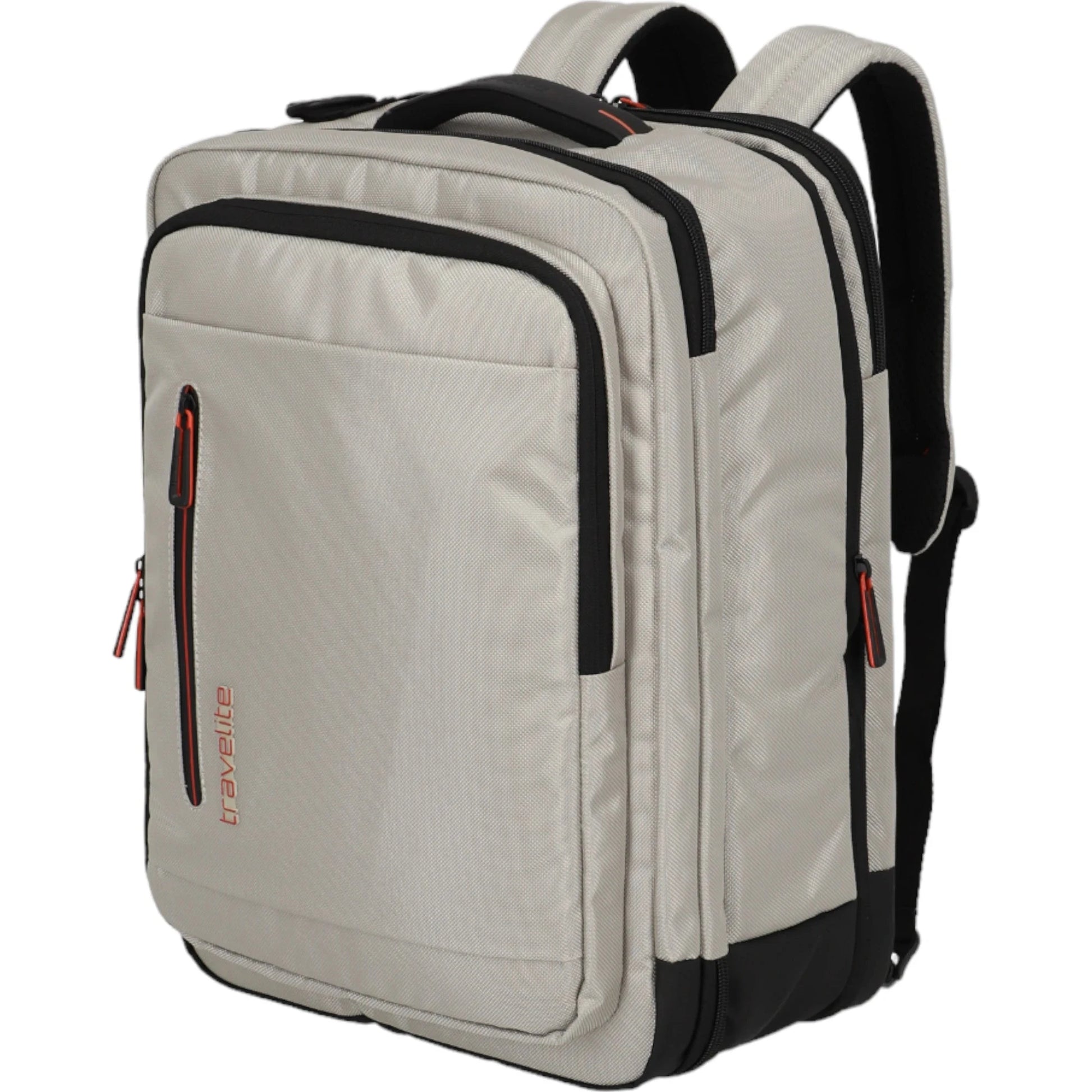 Travelite Crosslite  Bordtasche mit Rucksackfunktion 43 cm -Natur KOFFER-PLUS.COM