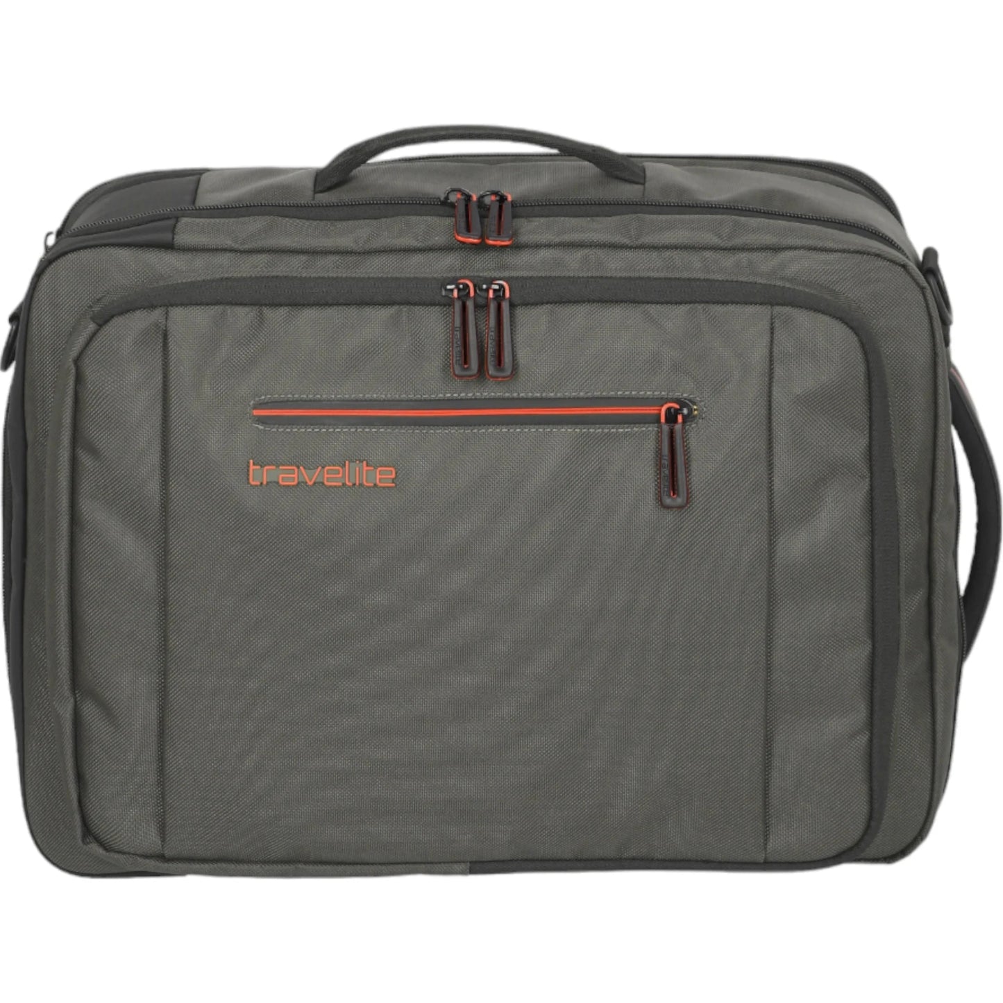 Travelite Crosslite  Bordtasche mit Rucksackfunktion 43 cm -Oliv KOFFER-PLUS.COM