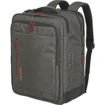 Travelite Crosslite  Bordtasche mit Rucksackfunktion 43 cm -Oliv KOFFER-PLUS.COM