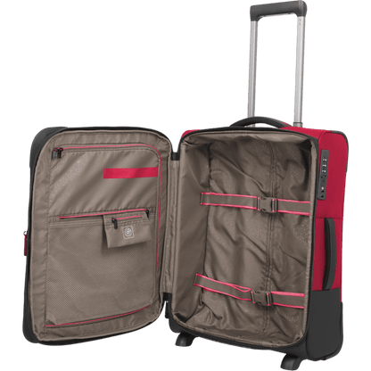 Travelite Crosslite 2-Rollen-Kabinentrolley S 54 cm -Rot KOFFER-PLUS.COM