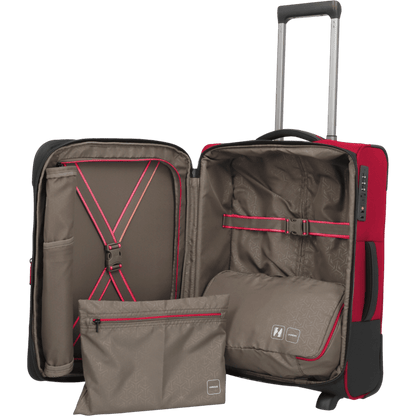 Travelite Crosslite 2-Rollen-Kabinentrolley S 54 cm -Rot KOFFER-PLUS.COM