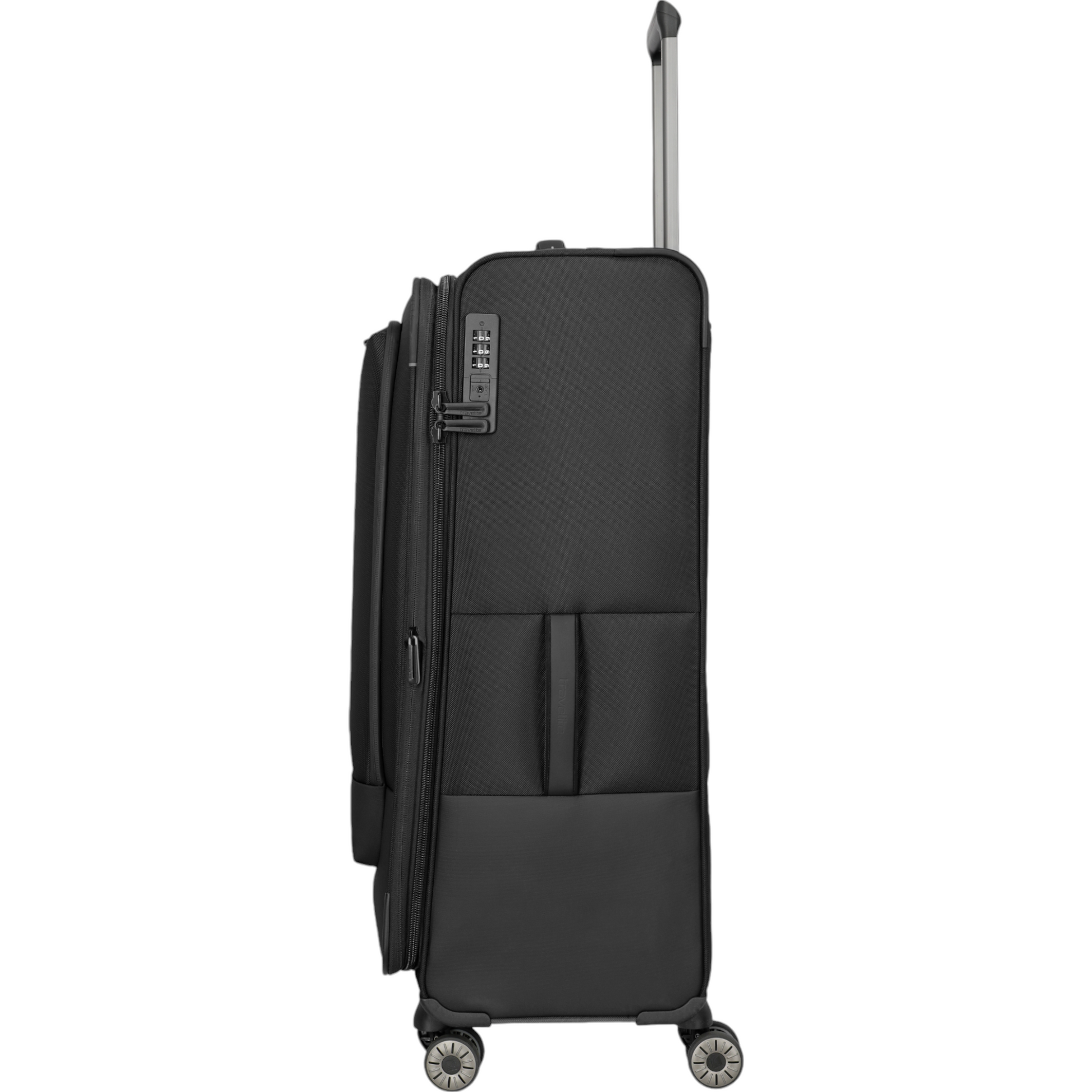 Travelite Crosslite 4-Rollen-Trolley XL 81 cm -Schwarz KOFFER-PLUS.COM