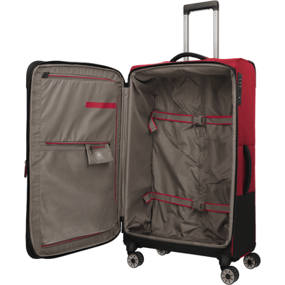 Travelite Crosslite 4-Rollen-Trolley XL 81 cm -Rot KOFFER-PLUS.COM