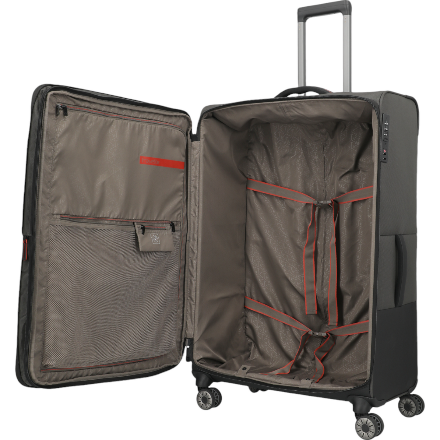 Travelite Crosslite 4-Rollen-Trolley XL 81 cm -Oliv KOFFER-PLUS.COM