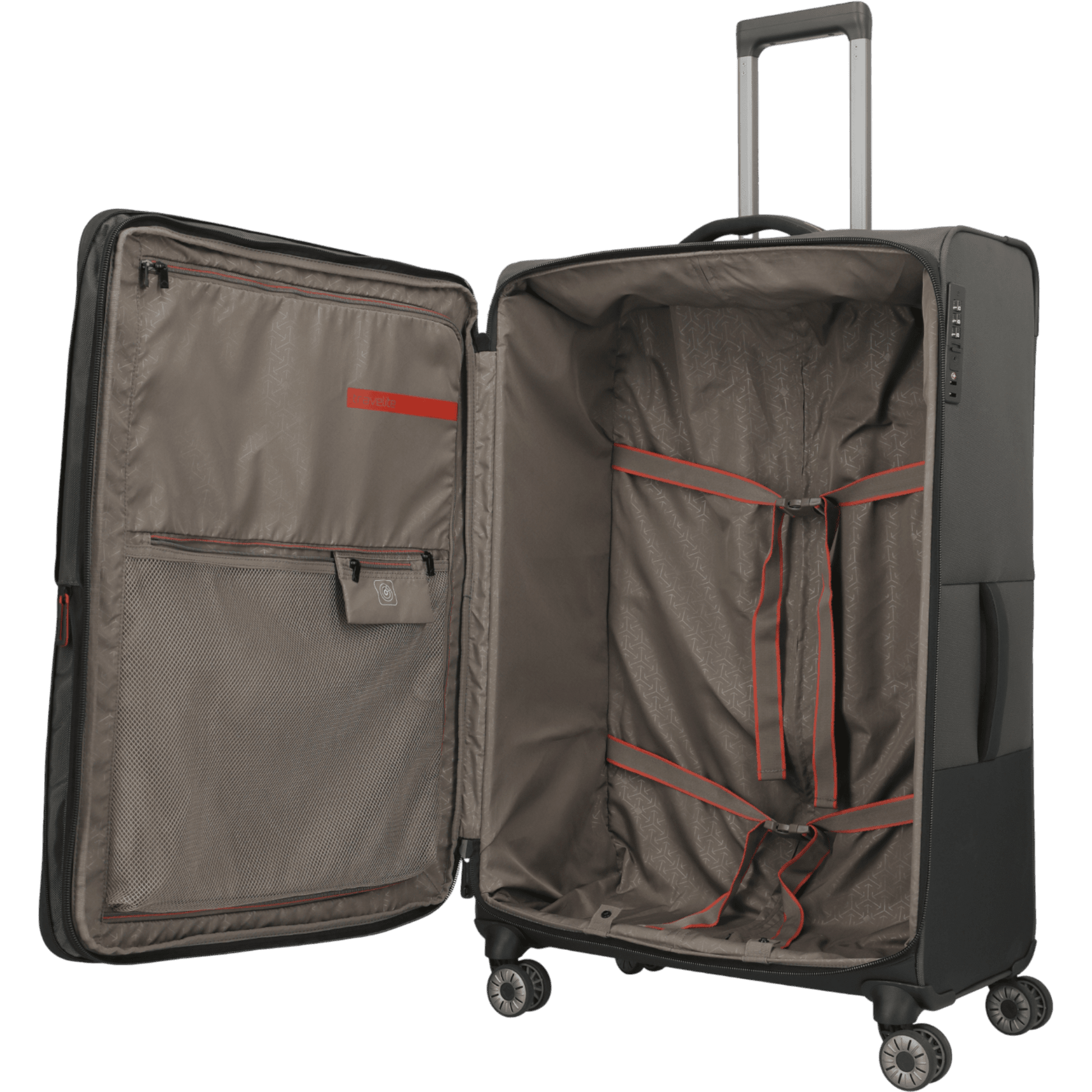 Travelite Crosslite 4-Rollen-Trolley XL 81 cm -Oliv KOFFER-PLUS.COM