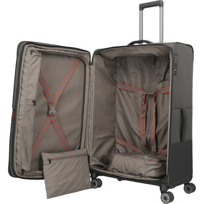 Travelite Crosslite 4-Rollen-Trolley XL 81 cm -Oliv KOFFER-PLUS.COM