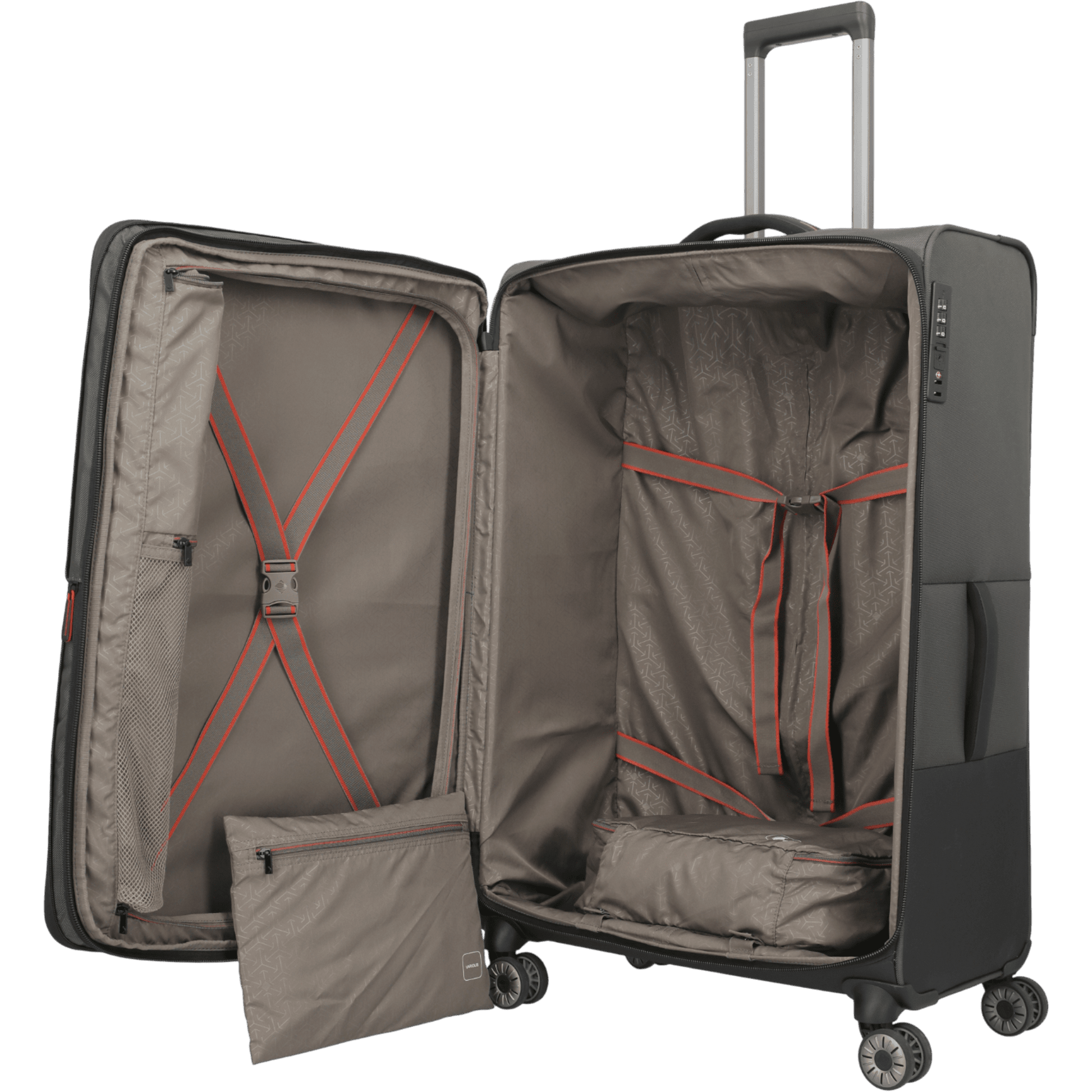 Travelite Crosslite 4-Rollen-Trolley XL 81 cm -Oliv KOFFER-PLUS.COM