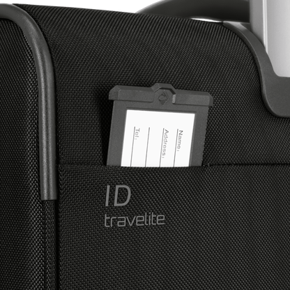 Travelite Crosslite 4-Rollen-Kabinentrolley S erw. 55 cm -Schwarz KOFFER-PLUS.COM