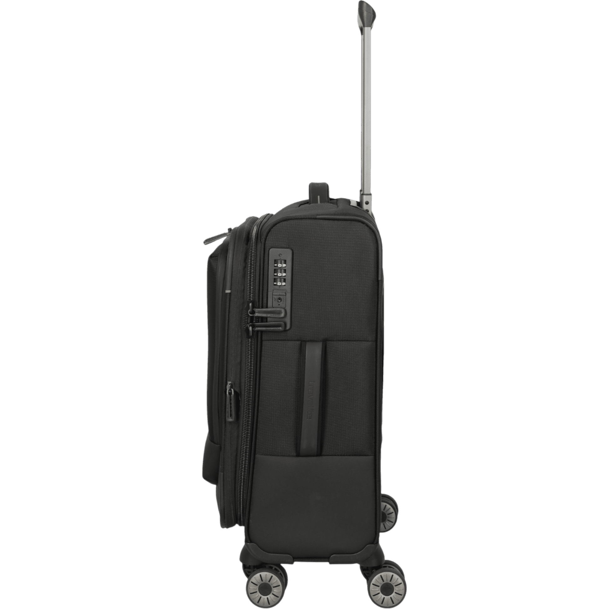 Travelite Crosslite 4-Rollen-Kabinentrolley S erw. 55 cm -Schwarz KOFFER-PLUS.COM