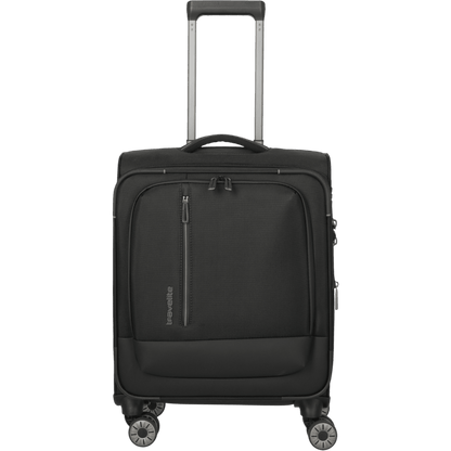 Travelite Crosslite 4-Rollen-Kabinentrolley S erw. 55 cm -Schwarz KOFFER-PLUS.COM