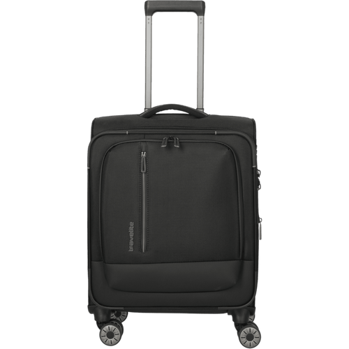 Travelite Crosslite 4-Rollen-Kabinentrolley S erw. 55 cm -Schwarz