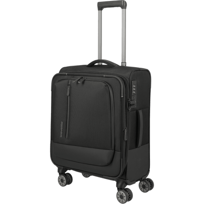 Travelite Crosslite 4-Rollen-Kabinentrolley S erw. 55 cm -Schwarz KOFFER-PLUS.COM