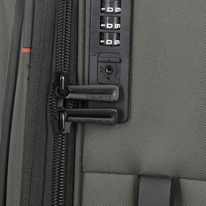 Travelite Crosslite 4-Rollen-Kabinentrolley S erw. 55 cm -Oliv KOFFER-PLUS.COM