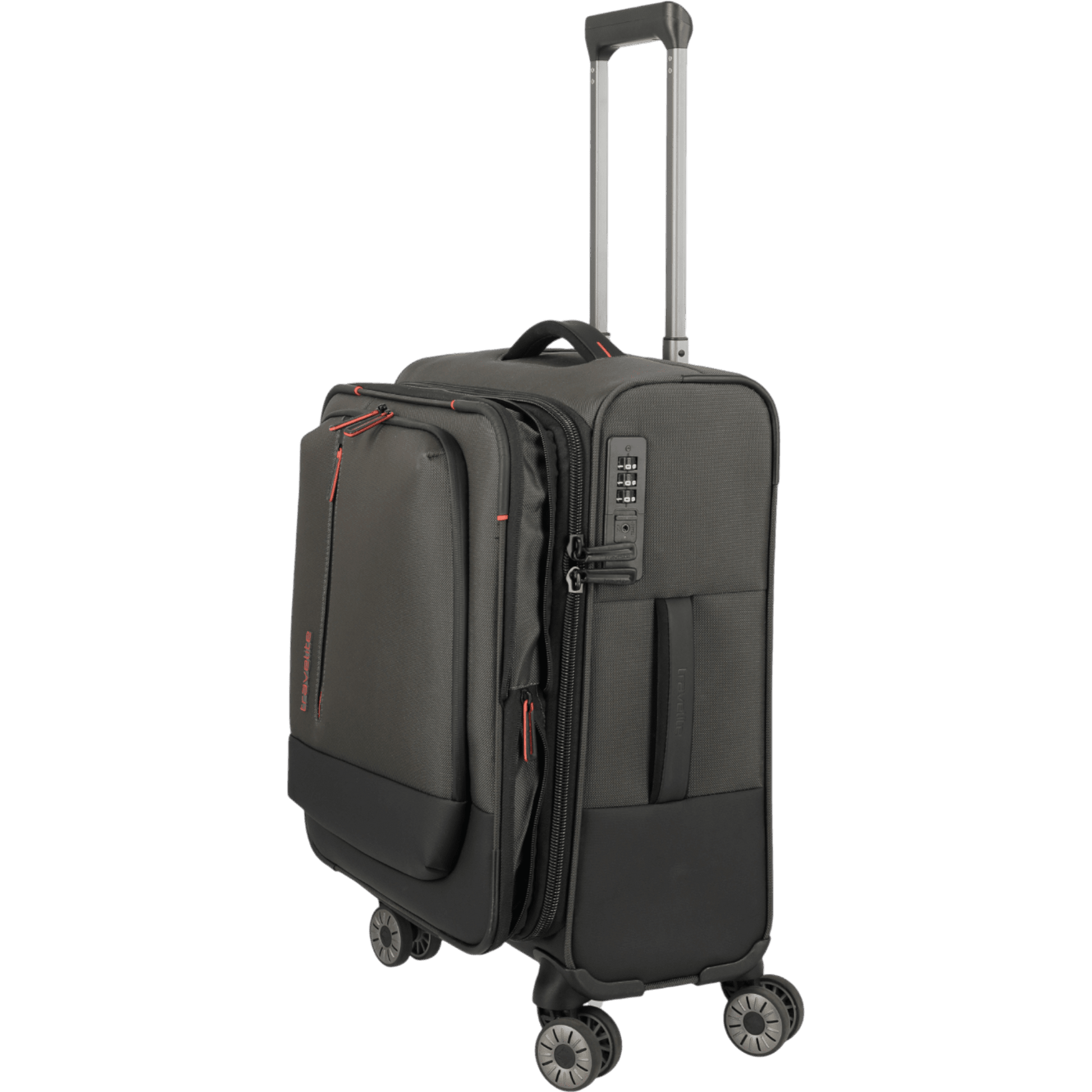 Travelite Crosslite 4-Rollen-Kabinentrolley S erw. 55 cm -Oliv KOFFER-PLUS.COM