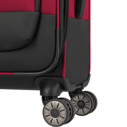 Travelite Crosslite 4-Rollen-Kabinentrolley S erw. 55 cm -Rot KOFFER-PLUS.COM