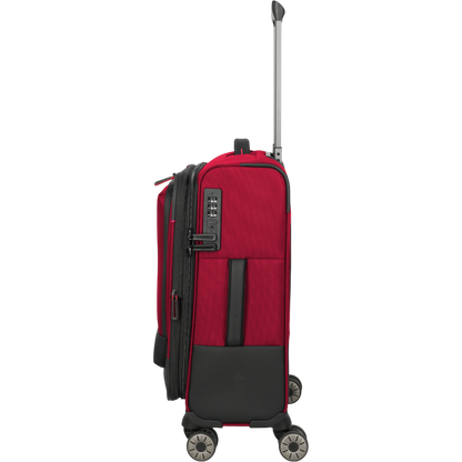 Travelite Crosslite 4-Rollen-Kabinentrolley S erw. 55 cm -Rot KOFFER-PLUS.COM
