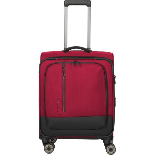 Travelite Crosslite 4-Rollen-Kabinentrolley S erw. 55 cm -Rot KOFFER-PLUS.COM