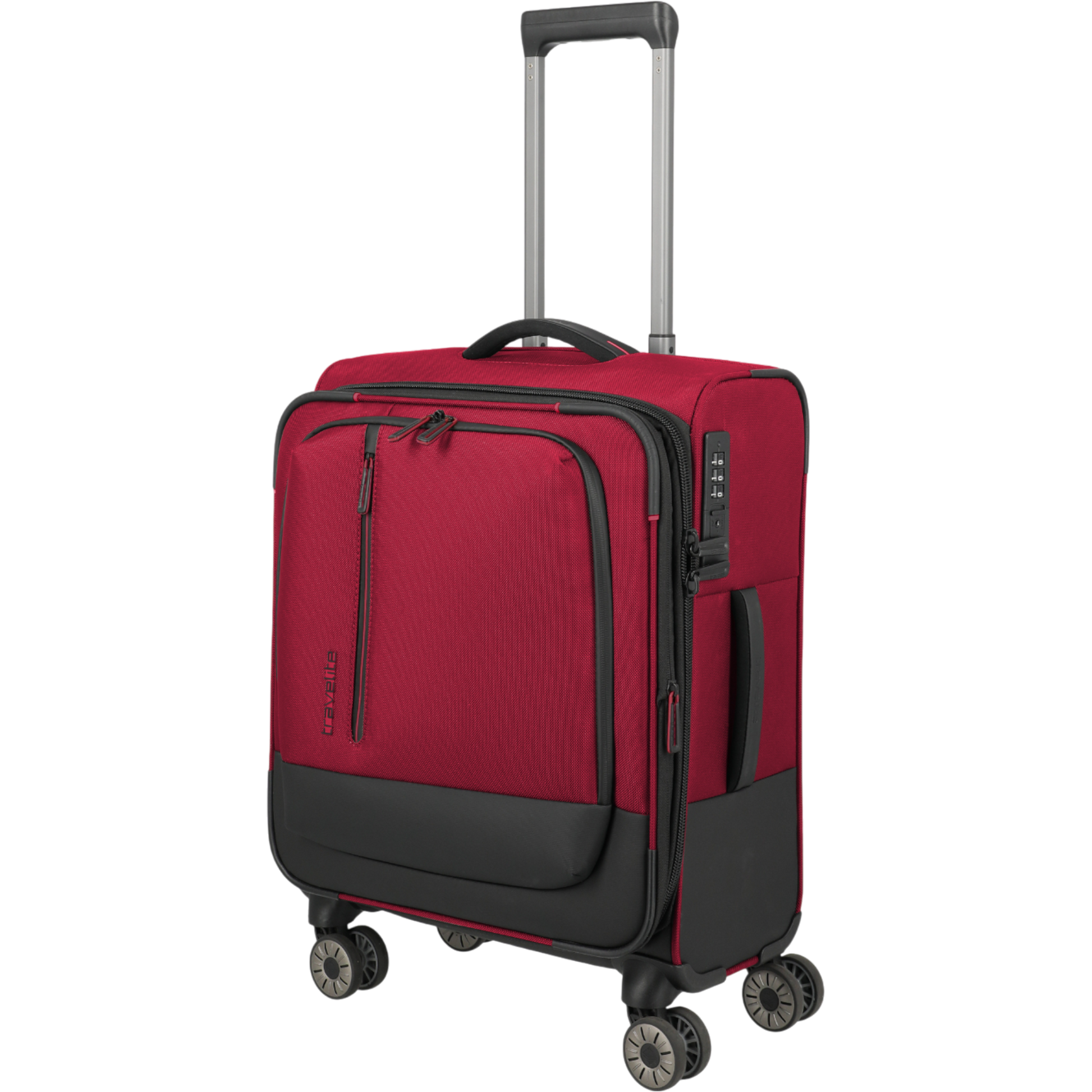 Travelite Crosslite 4-Rollen-Kabinentrolley S erw. 55 cm -Rot KOFFER-PLUS.COM