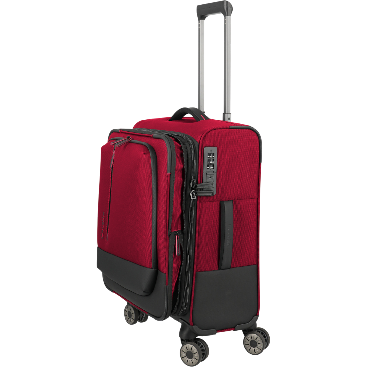 Travelite Crosslite 4-Rollen-Kabinentrolley S erw. 55 cm -Rot KOFFER-PLUS.COM